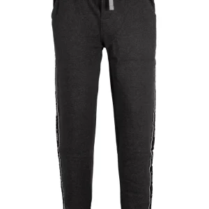 Pantalone sportivo felpato con bande laterali