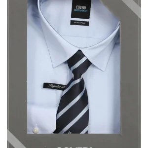 Camicia classica uomo con cravatta
