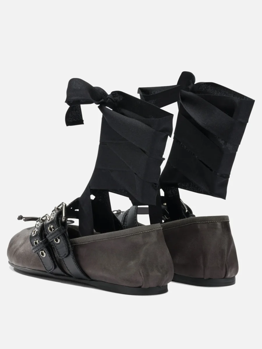 Ballerine in nappa e vitello - immagine 5