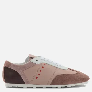 Sneaker in pelle con logo