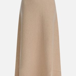 Gonna svasata in lana e cashmere